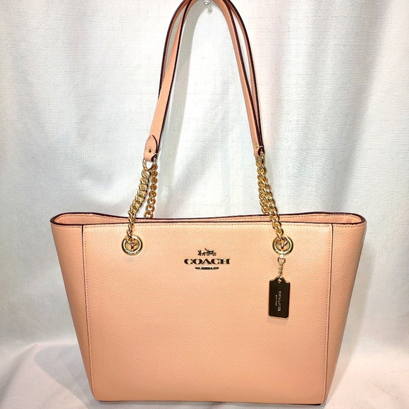 COACH Cammie Chain Tote in Faded Blush - Picture 2 of 12